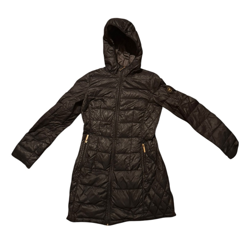 Michael Kors Women’s Ultra Light Weight Down Fill Hooded Jacket Size XSP Travel